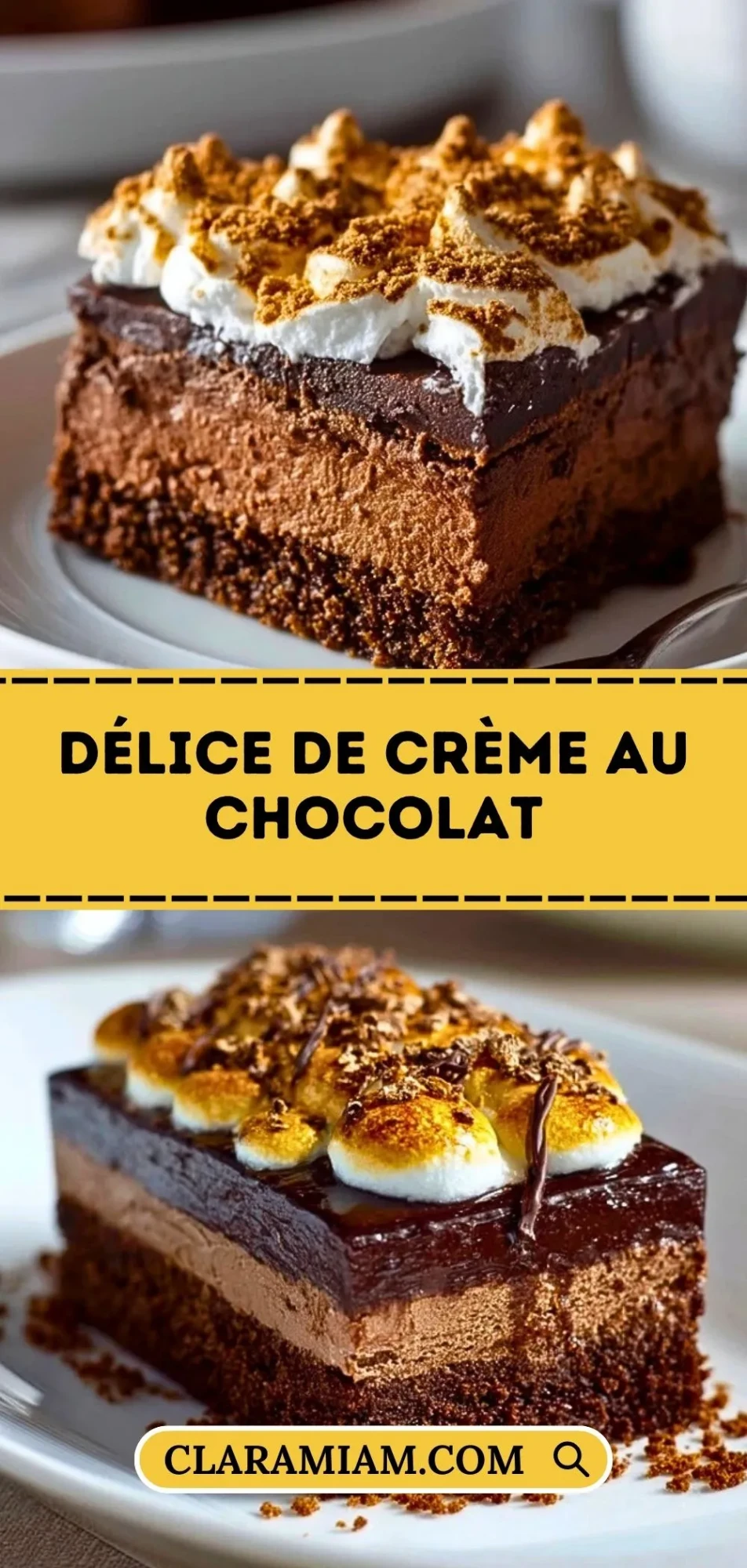 Délice de Crème au Chocolat - Pin 1