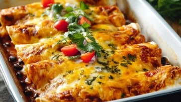 Enchiladas au poulet et fromage- 1