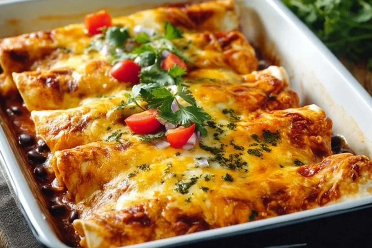Enchiladas au poulet et fromage- 1