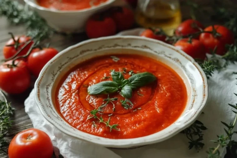 Soupe de tomates à la mijoteuse- 1