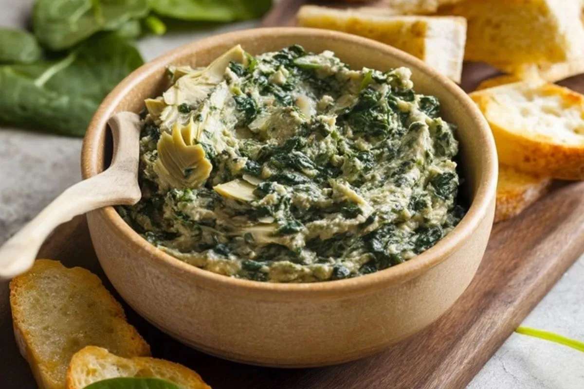 Tartinade aux épinards et à l'artichaut - 1