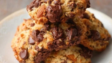 Biscuits au chocolat, noix de coco et amandes - 1 (1)