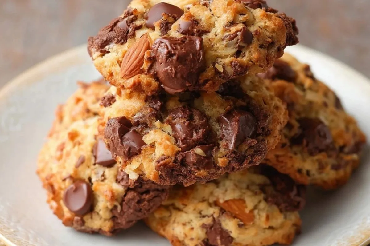 Biscuits au chocolat, noix de coco et amandes - 1 (1)