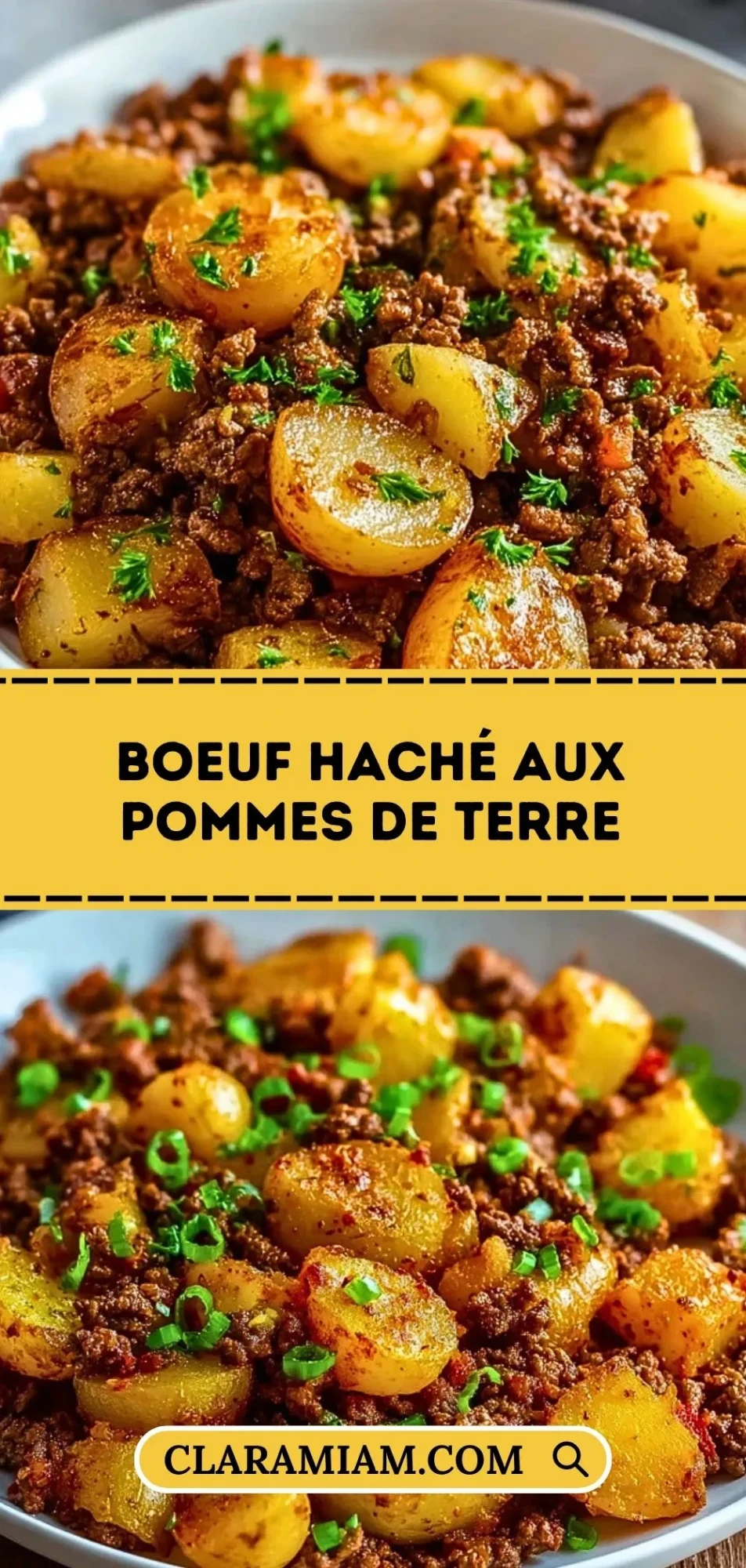 Boeuf Haché Aux Pommes De Terre - Pin 1