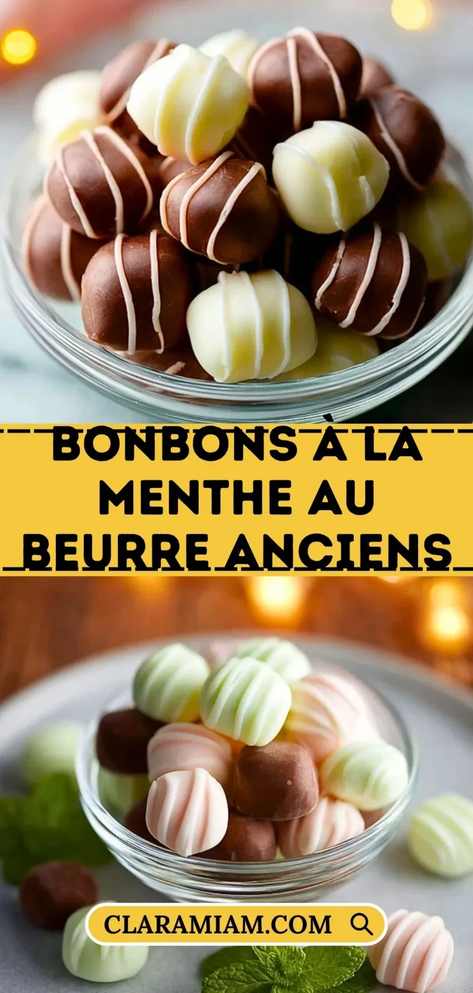 Bonbons à la menthe au beurre anciens- Pin 1