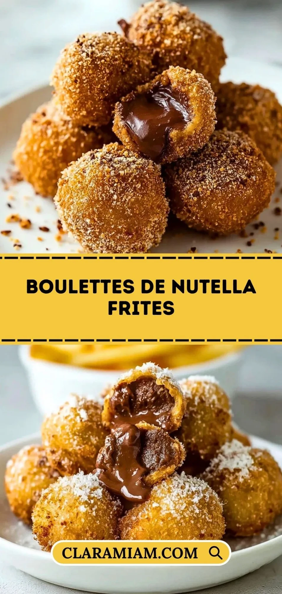 Boulettes de Nutella frites - Pin 1
