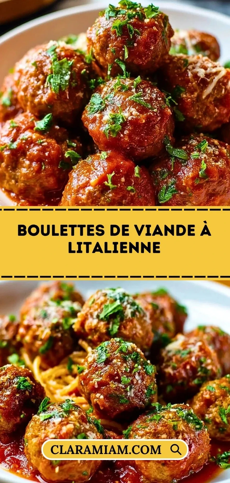 Boulettes De Viande À LItalienne - Pin 1