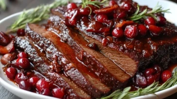 Brisket Glacé Aux Canneberges - 1