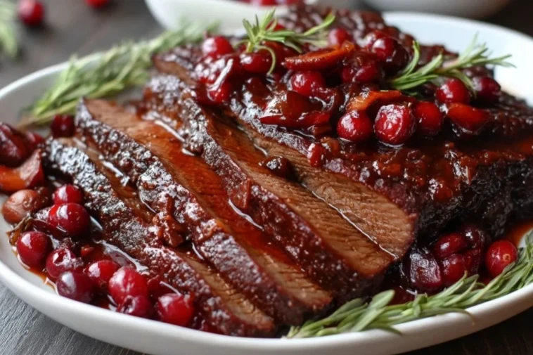 Brisket Glacé Aux Canneberges - 1