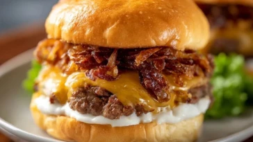 Burgers Aux Oignons Frits DOklahoma - 1