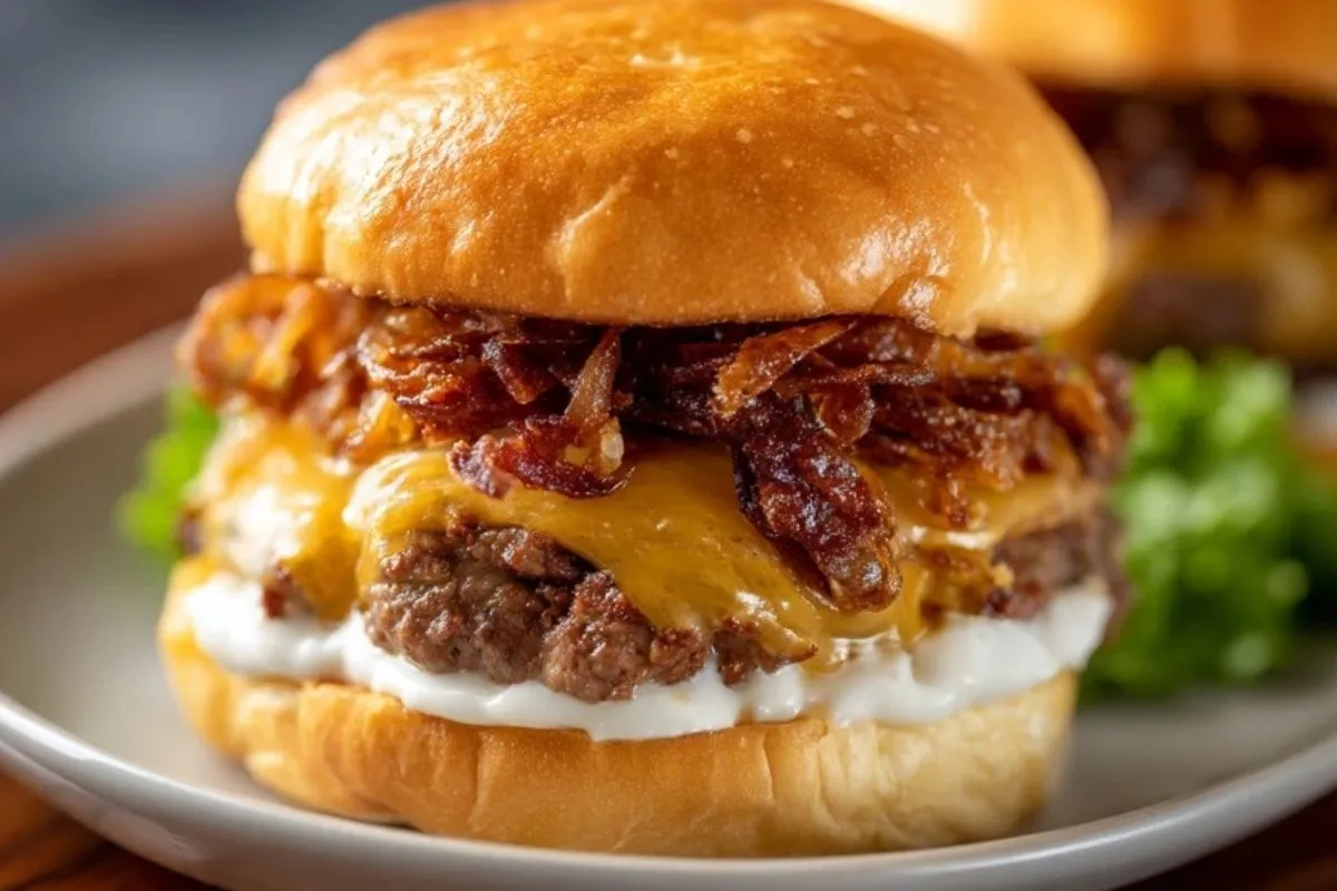 Burgers Aux Oignons Frits DOklahoma - 1