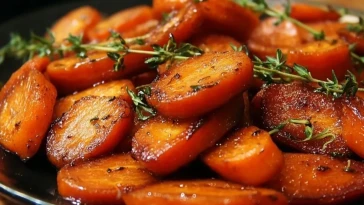 Carottes Rôties au Miel et au Thym - 1