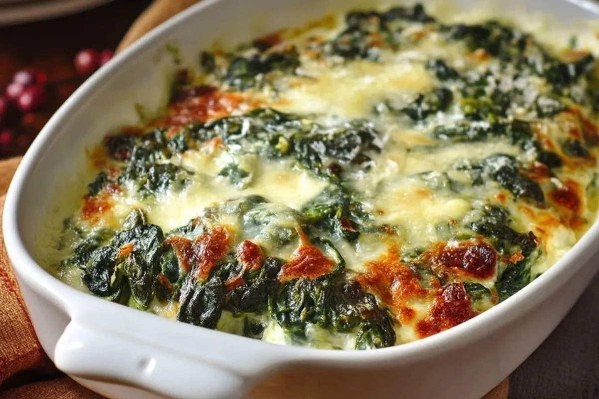 Casserole d'épinards de Trisha Yearwood- 1