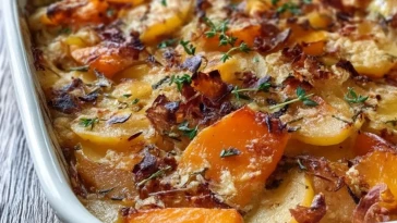 Casserole de pommes et de courge butternut - 1
