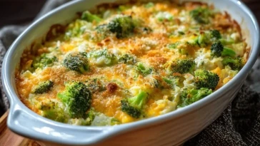Casserole De Poulet, Brocoli Et Riz - 1