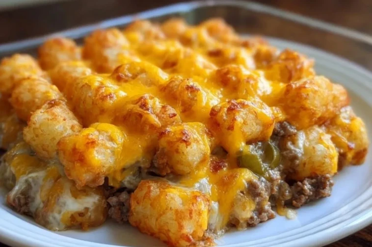 Casserole De Viande Hachée Au Fromage Et Pommes De Terre Râpées - 1