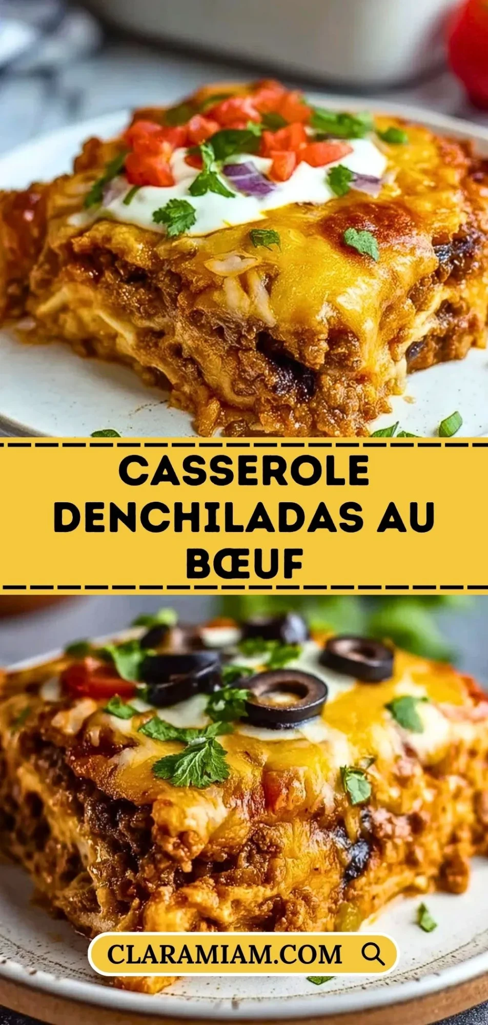 Casserole DEnchiladas Au Bœuf - Pin 1
