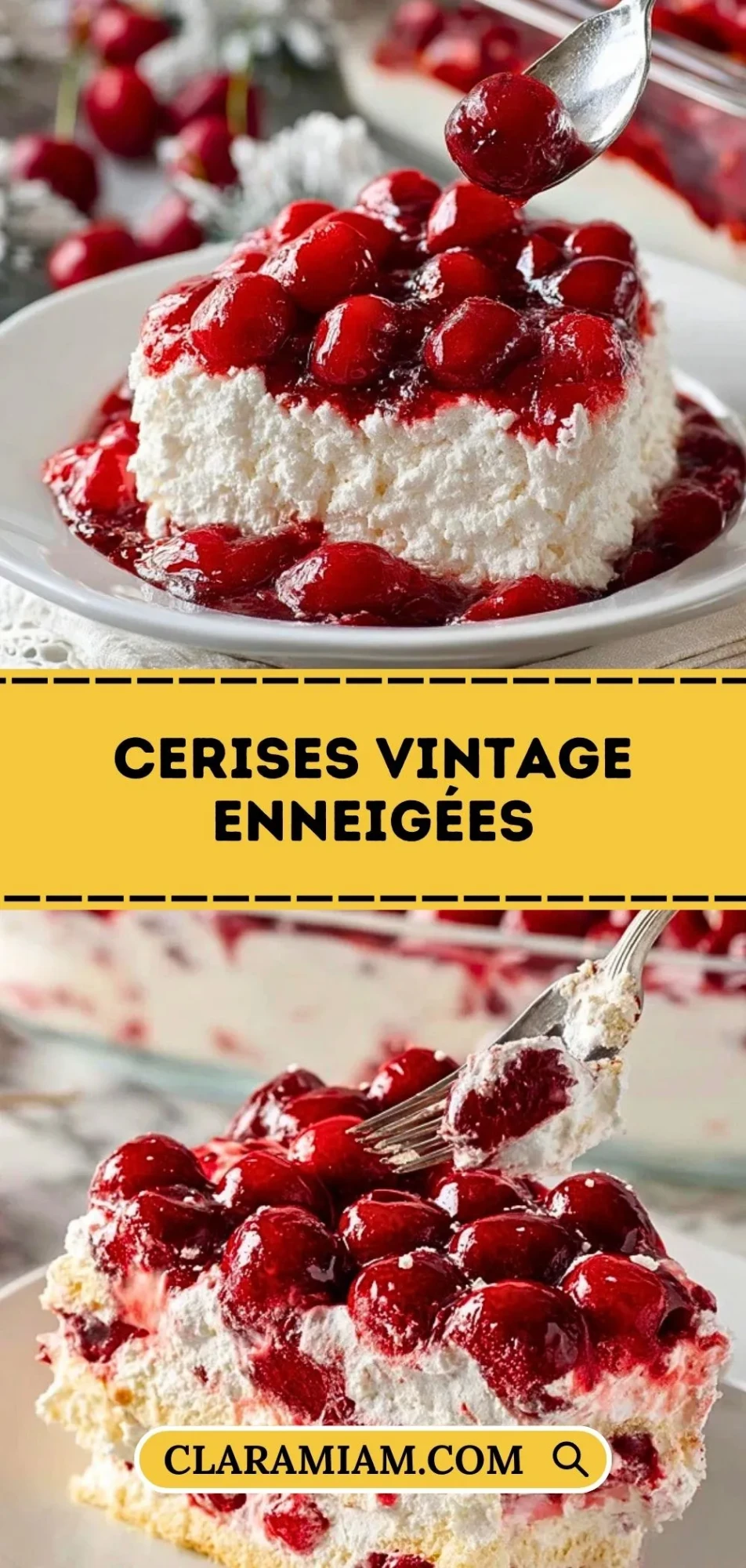 Cerises Vintage Enneigées - Pin 1