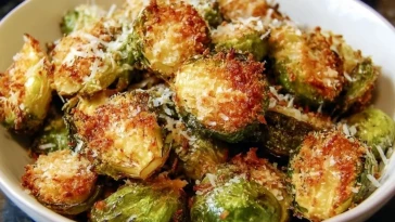 Choux De Bruxelles Rôtis Croquants Au Parmesan - 1