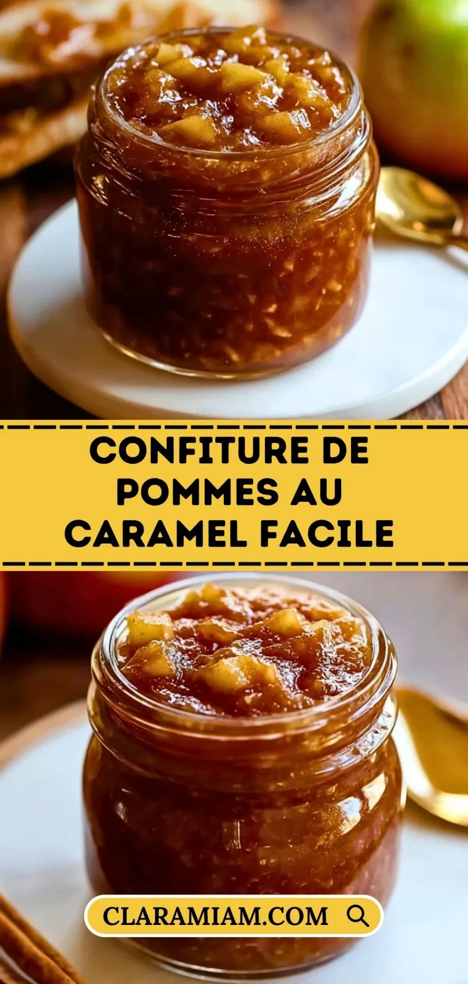 Confiture De Pommes Au Caramel Facile - Pin 1