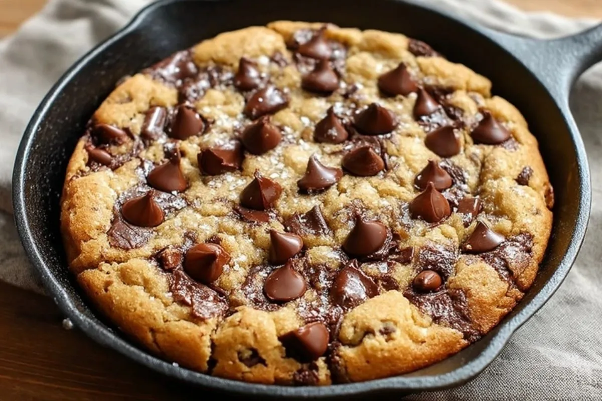 Cookie Au Chocolat Dans Une Poêle - 1