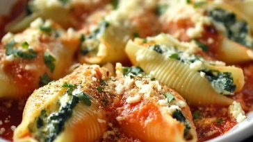 Coquilles Farcies Aux Épinards Et Fromage - 1