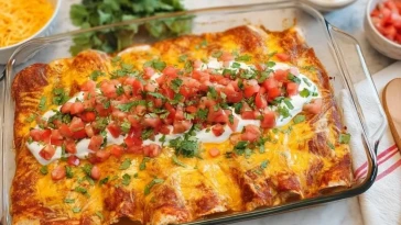Enchiladas Au Poulet Et Fromage Frais - 1