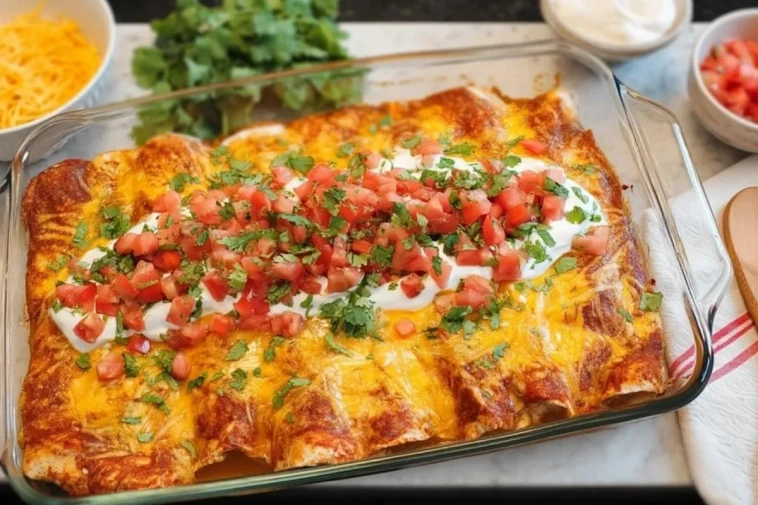 Enchiladas Au Poulet Et Fromage Frais - 1