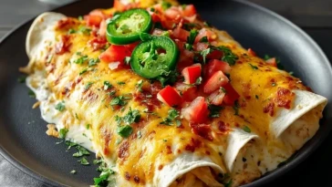 Enchiladas Au Poulet Fromagères Et Jalapeños - 1