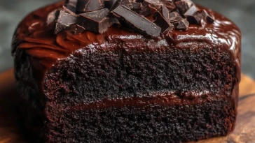 Gâteau Au Chocolat Noir - 1