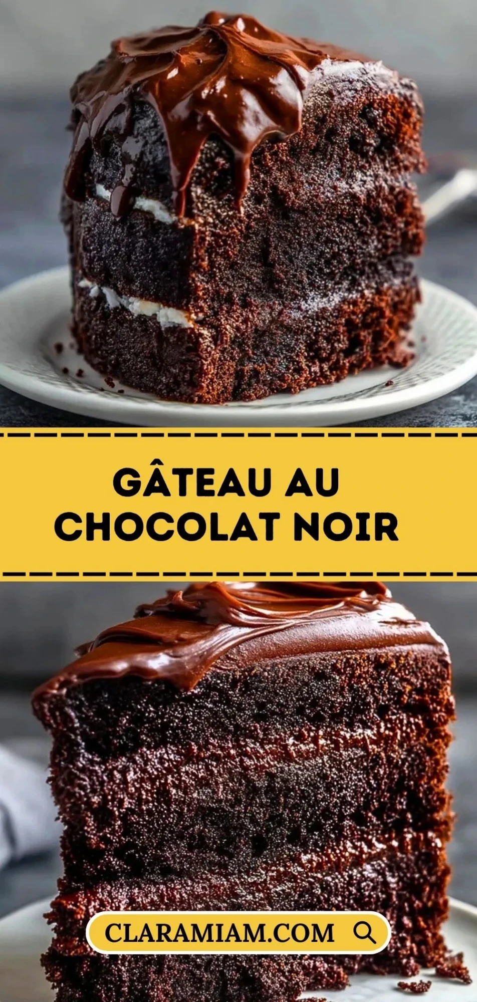 Gâteau Au Chocolat Noir - Pin 1