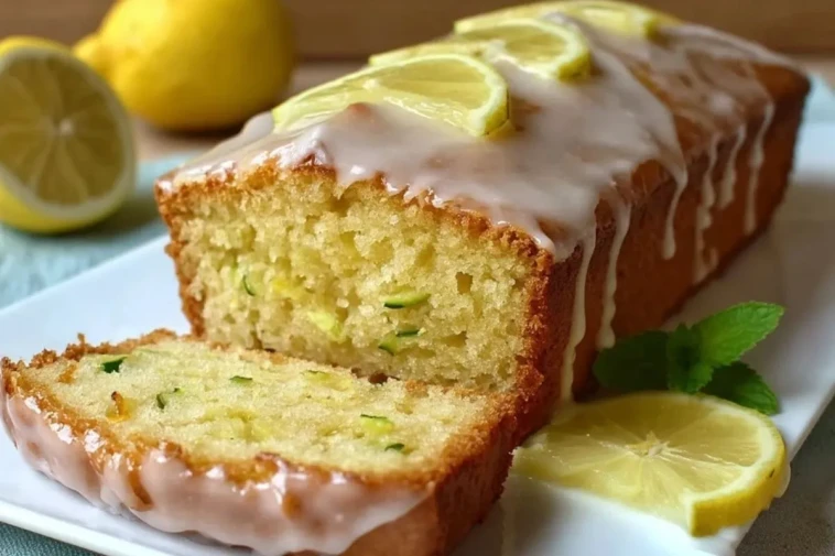 Gâteau Au Citron Et Courgette Avec Un Glaçage Doux - 1