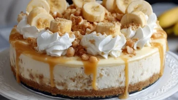 Gâteau Au Fromage Crémeux À La Banane - 1