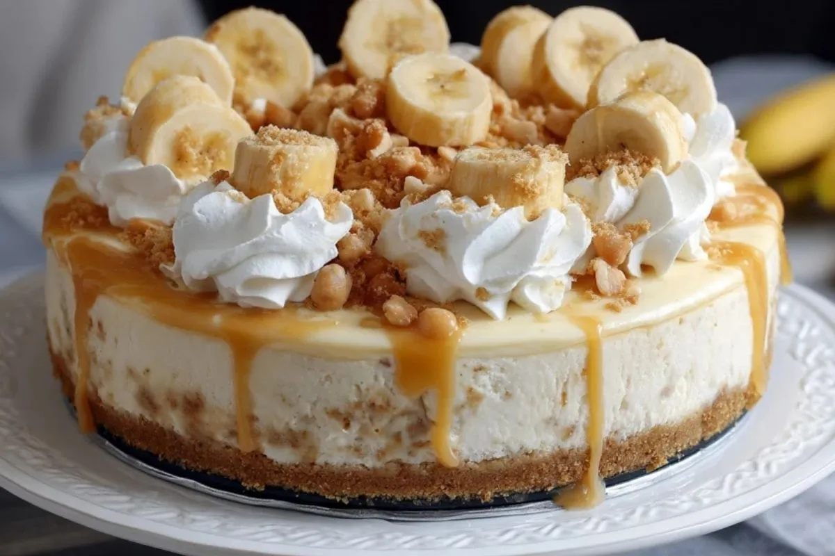 Gâteau Au Fromage Crémeux À La Banane - 1