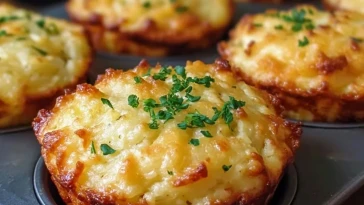 Muffins De Pommes De Terre Gratins - 1