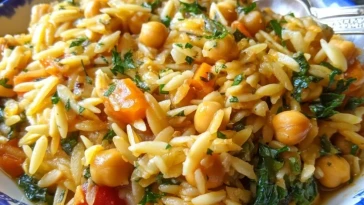 Orge Perlé aux Pois Chiches - 1