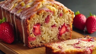 Pain Aux Fraises Et Bananes - 1