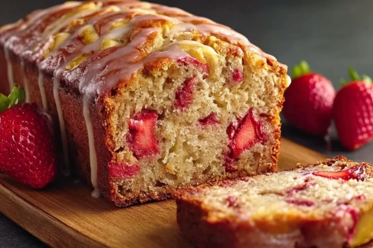 Pain Aux Fraises Et Bananes - 1