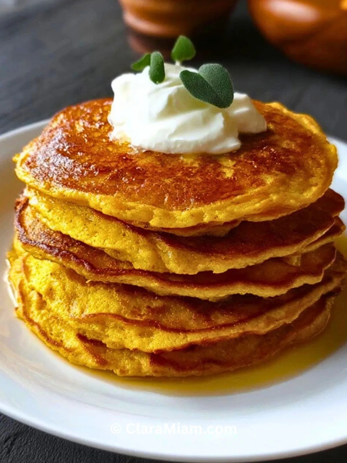 Pancakes à la Citrouille et au Yaourt Grec - 2
