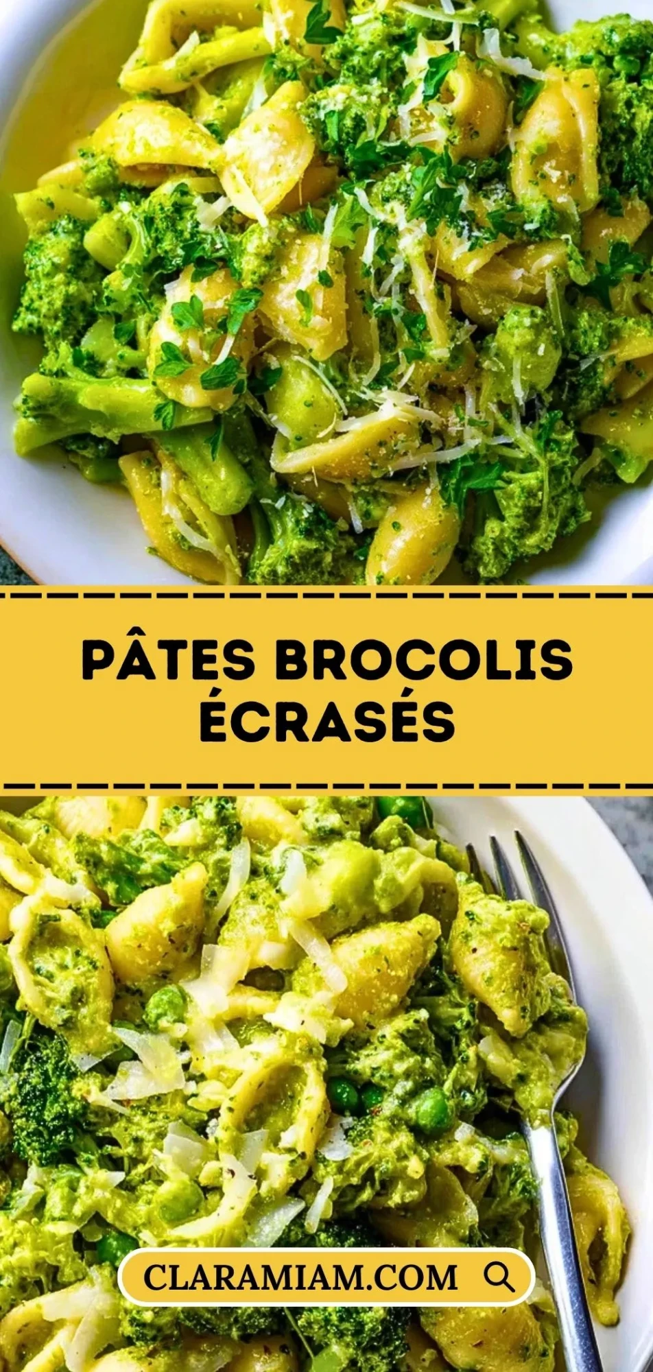 Pâtes Brocolis Écrasés - Pin 1