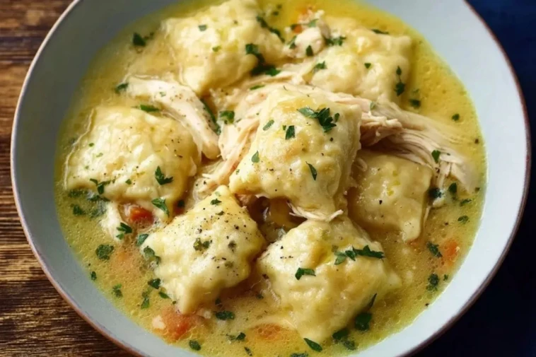 Poulet Et Dumplings Rapides - 1
