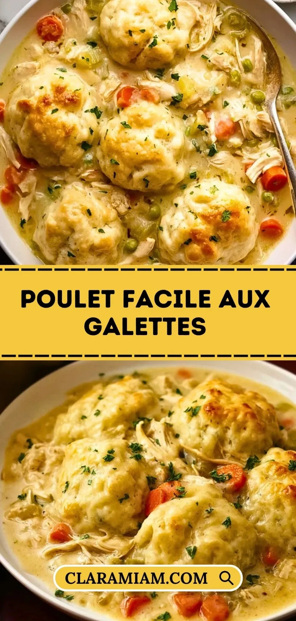Poulet Facile Aux Galettes - Pin 1