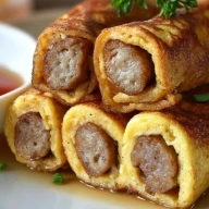 Roulés de Pain Perdu aux Saucisses - 1