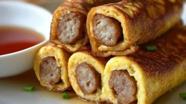 Roulés de Pain Perdu aux Saucisses - 1