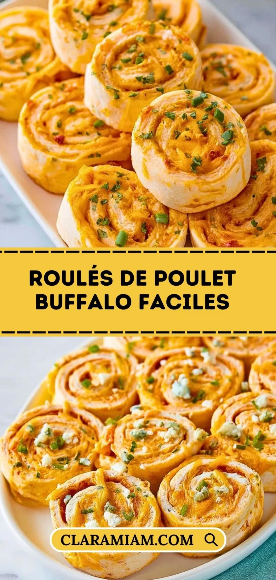Roulés De Poulet Buffalo Faciles - Pin 1