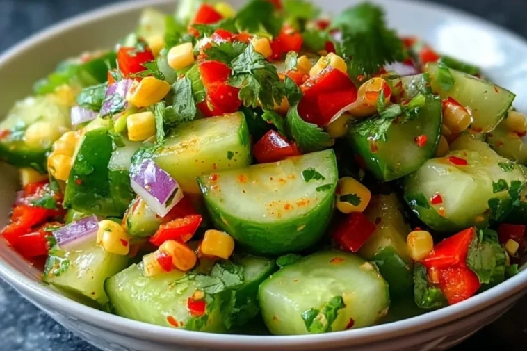 Salade De Concombre Mexicaine Épicée - 1 (1)