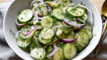 Salade De Concombres Facile - 1