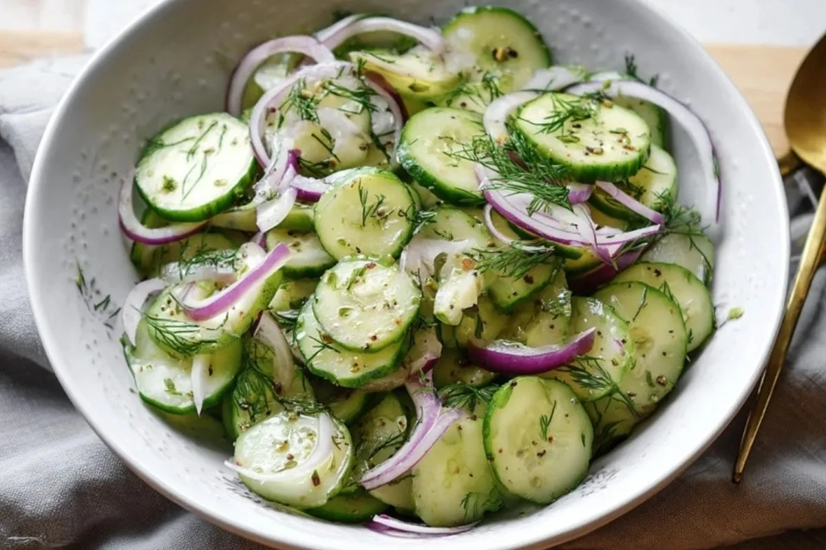 Salade De Concombres Facile - 1