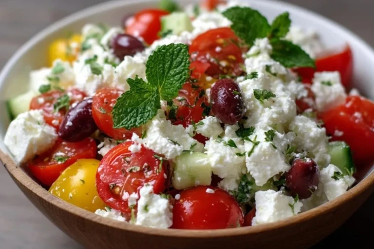 Salade Grecque au Fromage Blanc - 1