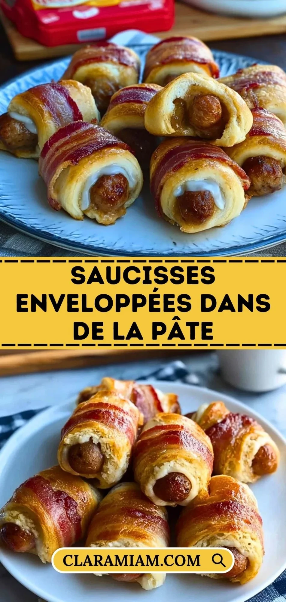 Saucisses Enveloppées Dans De La Pâte- Pin 1